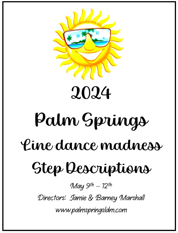 Step Description Palm Springs Line Dance Madness
